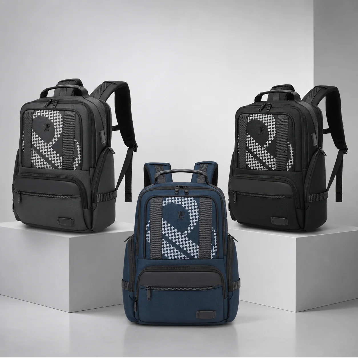 LOUIS POLO VelocityPro USB Laptop Travel Backpack