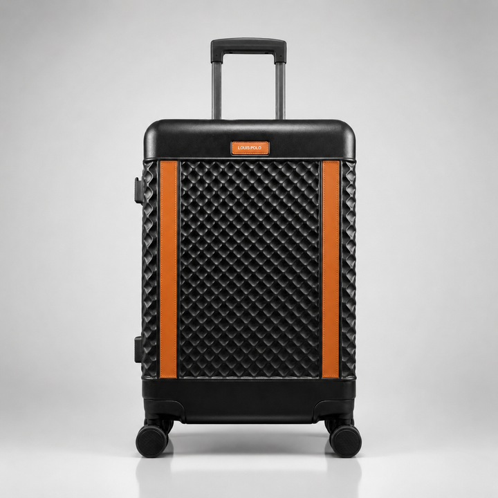 LOUIS POLO WeaveLux Hard-Shell Spinner Trolley