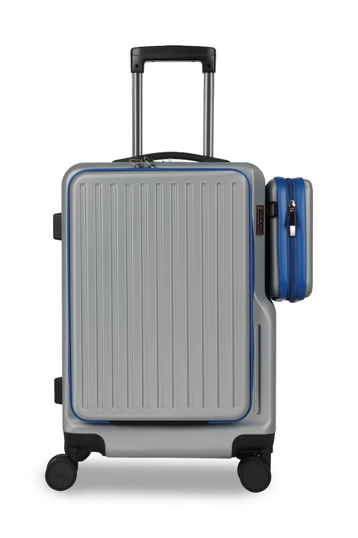 LOUIS POLO Aero Smart 20" Cabin Trolley with Front Laptop Compartment