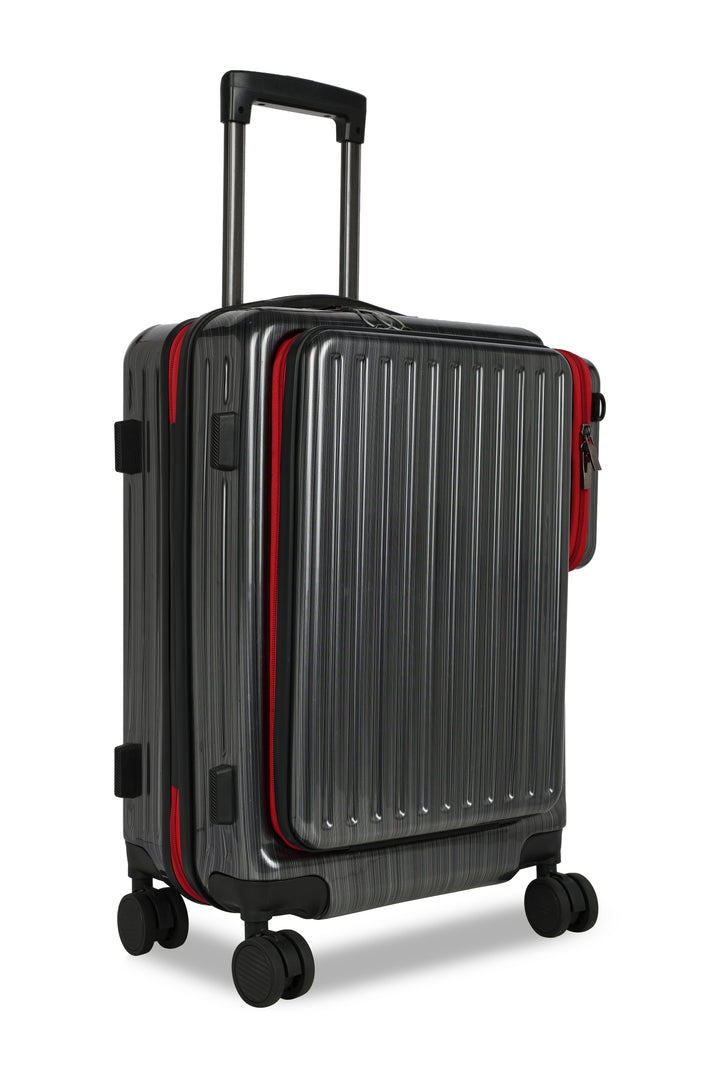 LOUIS POLO Aero Smart 20" Cabin Trolley with Front Laptop Compartment