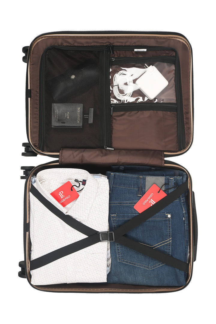 LOUIS POLO AeroX Lightweight 20" Hard-Shell Cabin Trolley