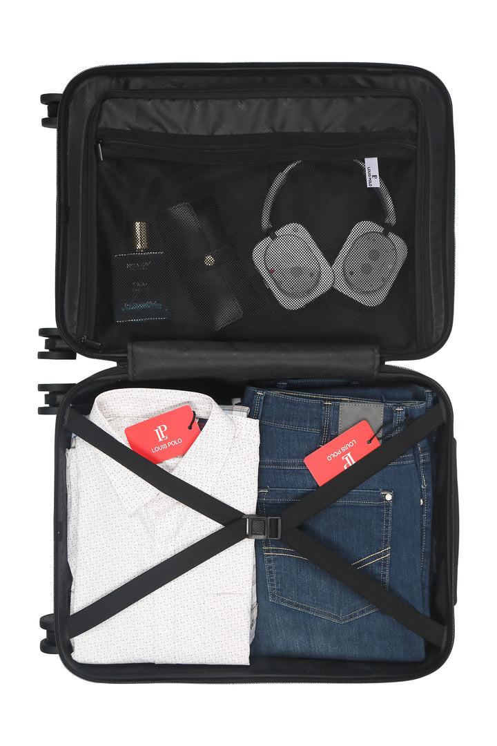 LOUIS POLO AeroX Lightweight 20" Hard-Shell Cabin Trolley