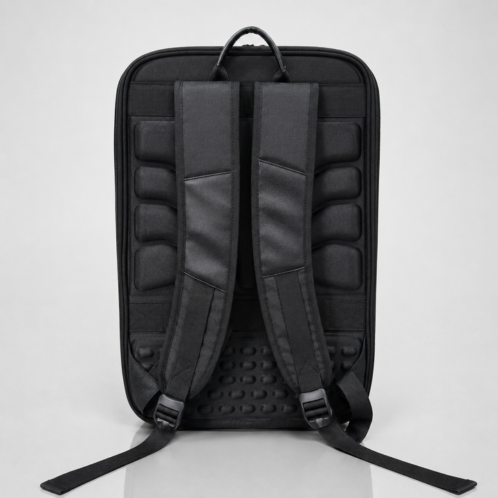 LOUIS POLO UrbanShell Hybrid Hard-Shell Laptop Backpack