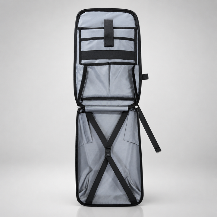 LOUIS POLO UrbanShell Hybrid Hard-Shell Laptop Backpack