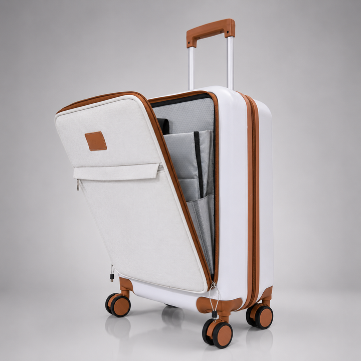 LOUIS POLO PortEase 20-Inch Front-Access Cabin Suitcase