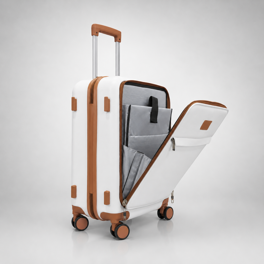 LOUIS POLO PortEase 20-Inch Front-Access Cabin Suitcase