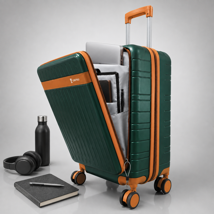 LOUIS POLO AeroAccess 20-Inch Laptop Cabin Suitcase