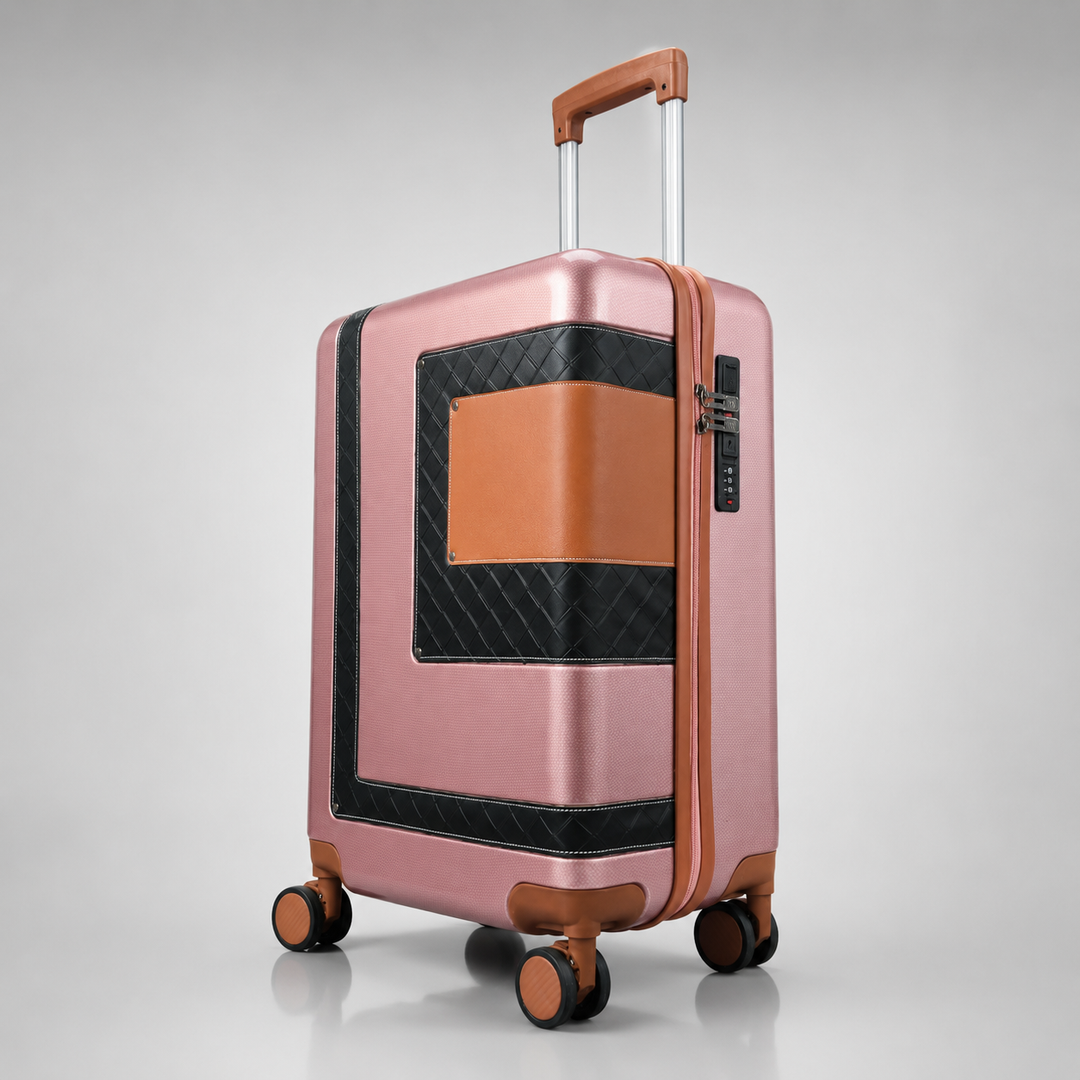 LOUIS POLO WeaveFrame 20-Inch Cabin Suitcase