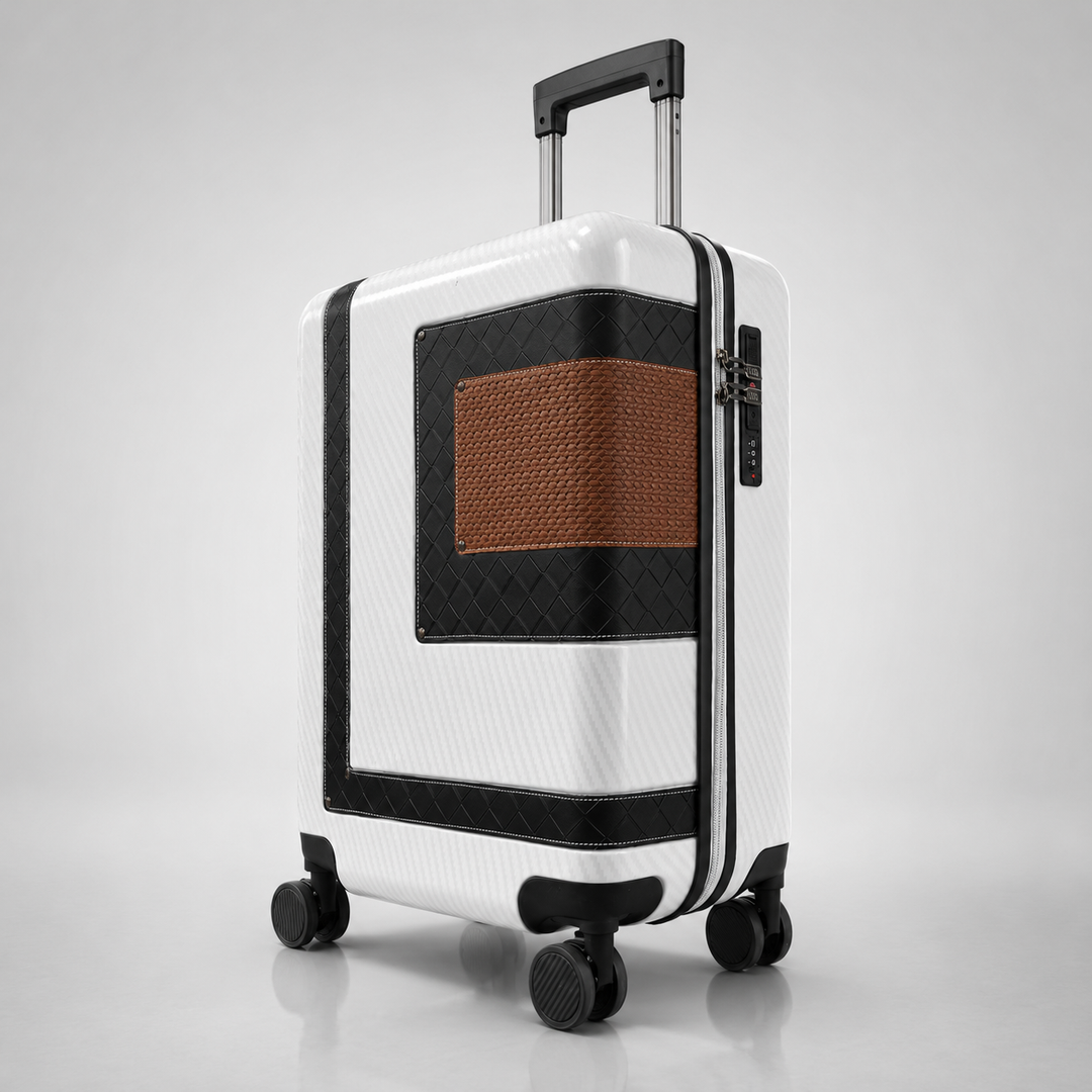 LOUIS POLO WeaveFrame 20-Inch Cabin Suitcase