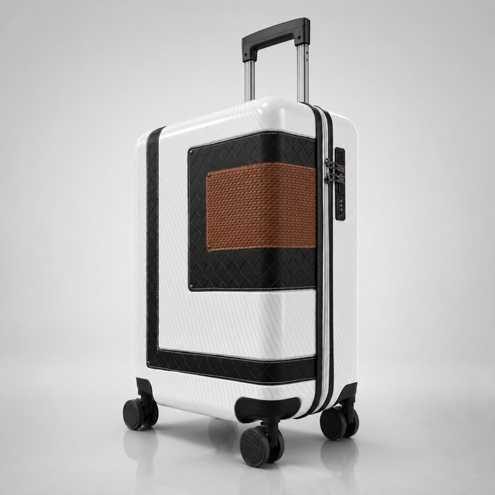 LOUIS POLO WeaveFrame 20-Inch Cabin Suitcase