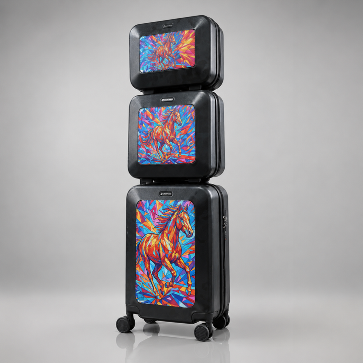 LOUIS POLO Popshell  Hard-Shell 20-Inch Trolley Set of 3