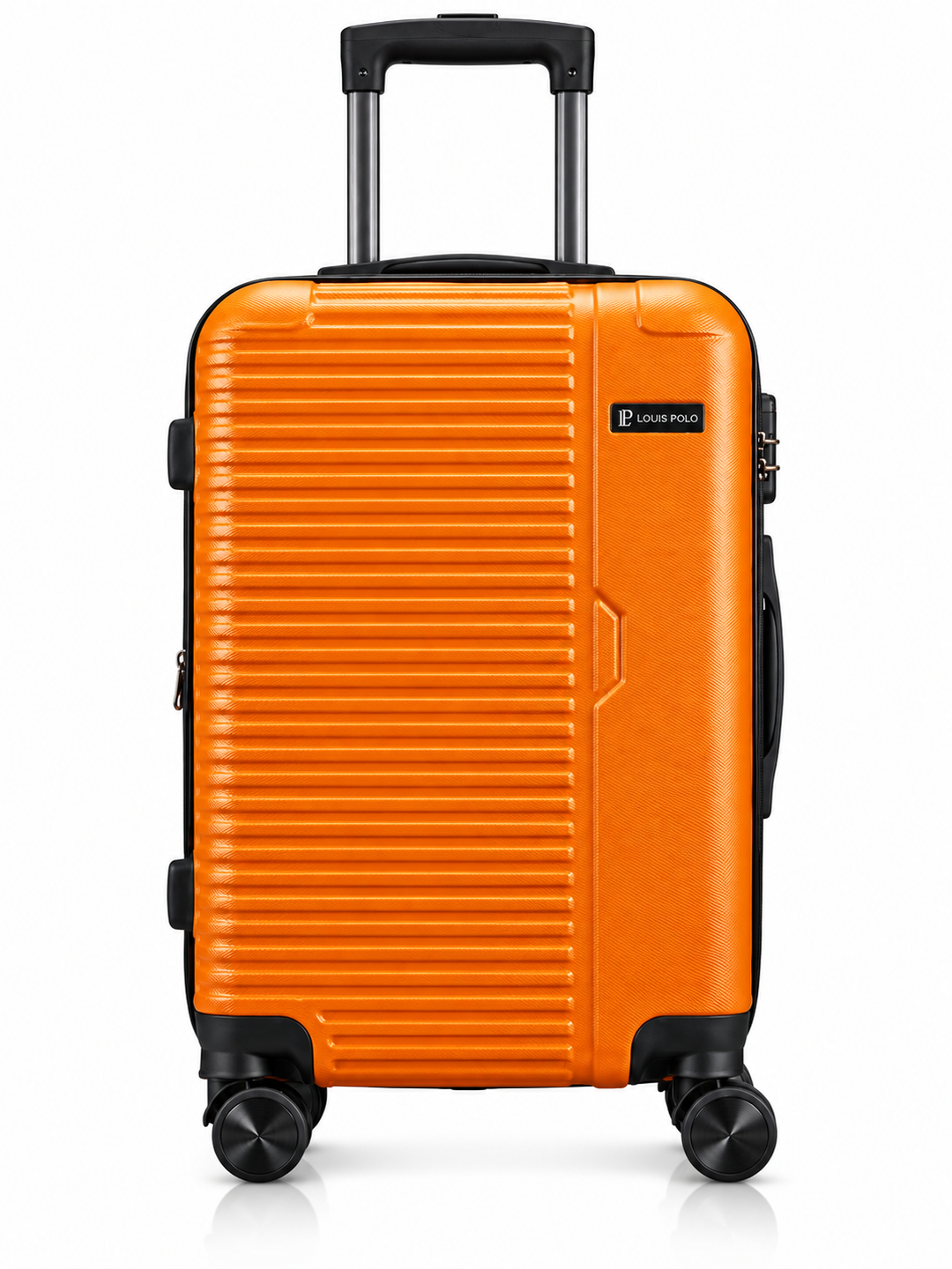 LOUIS POLO Ridge 20" Ribbed ABS Hard-Shell Cabin Trolley