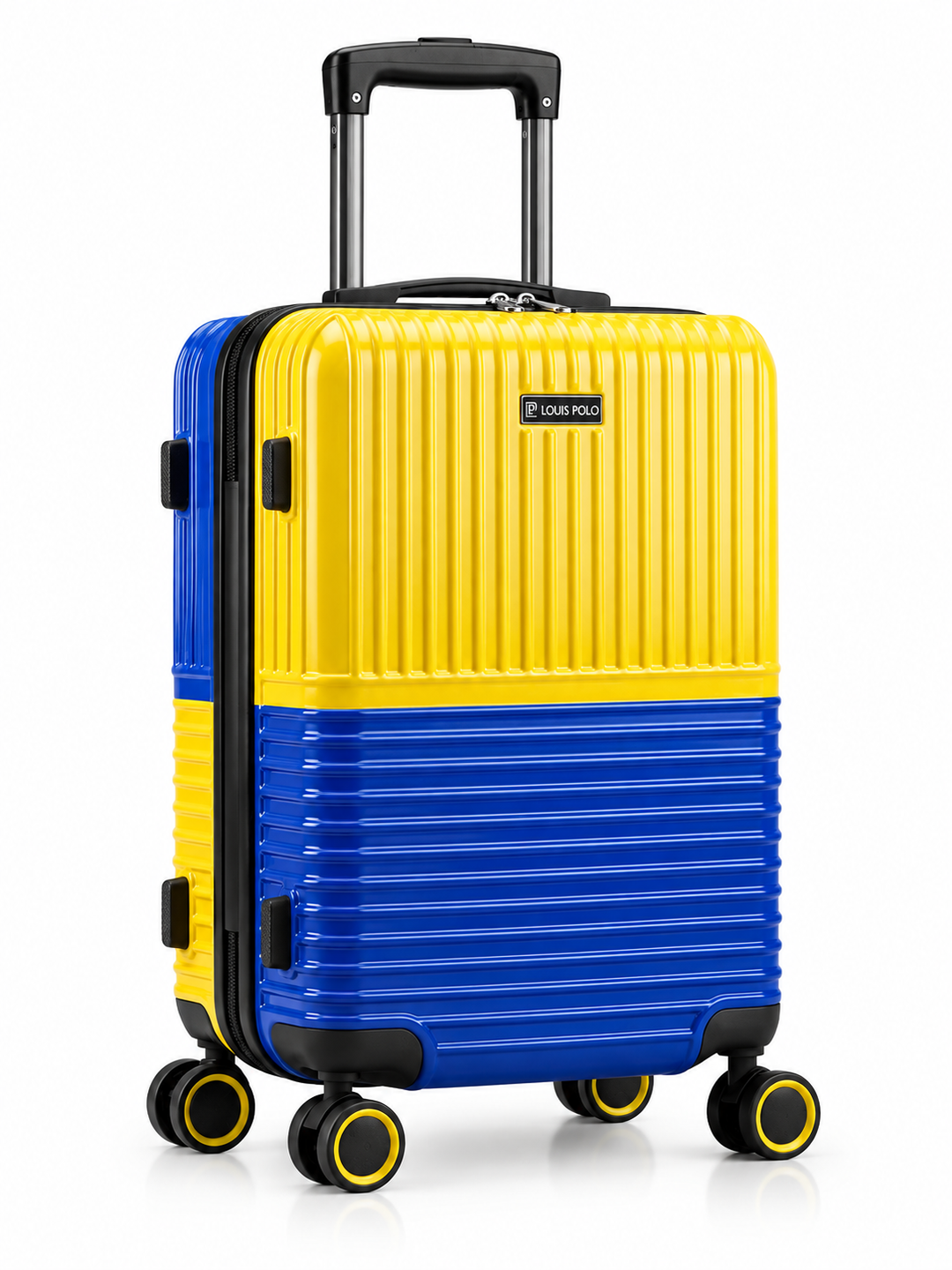 LOUIS POLO AeroPop 20" Colour-Block ABS Hard-Shell Cabin Trolley