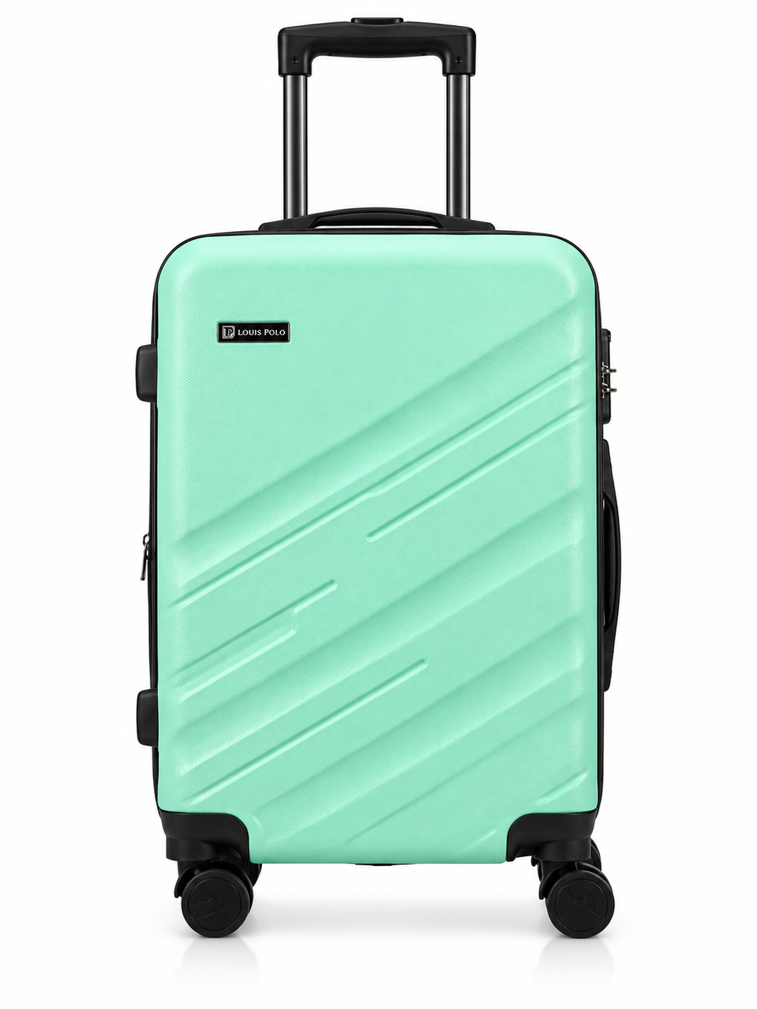 LOUIS POLO Zephyr 20" Embossed ABS Hard-Shell Cabin Trolley