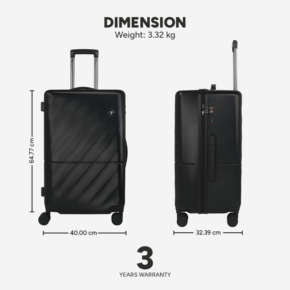 LOUIS POLO SoftSquare 24-Inch Check-In Trolley