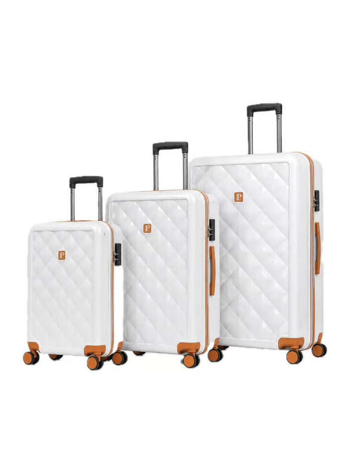 LOUIS POLO DiamondLux Hard-Shell Trolley Set of 3