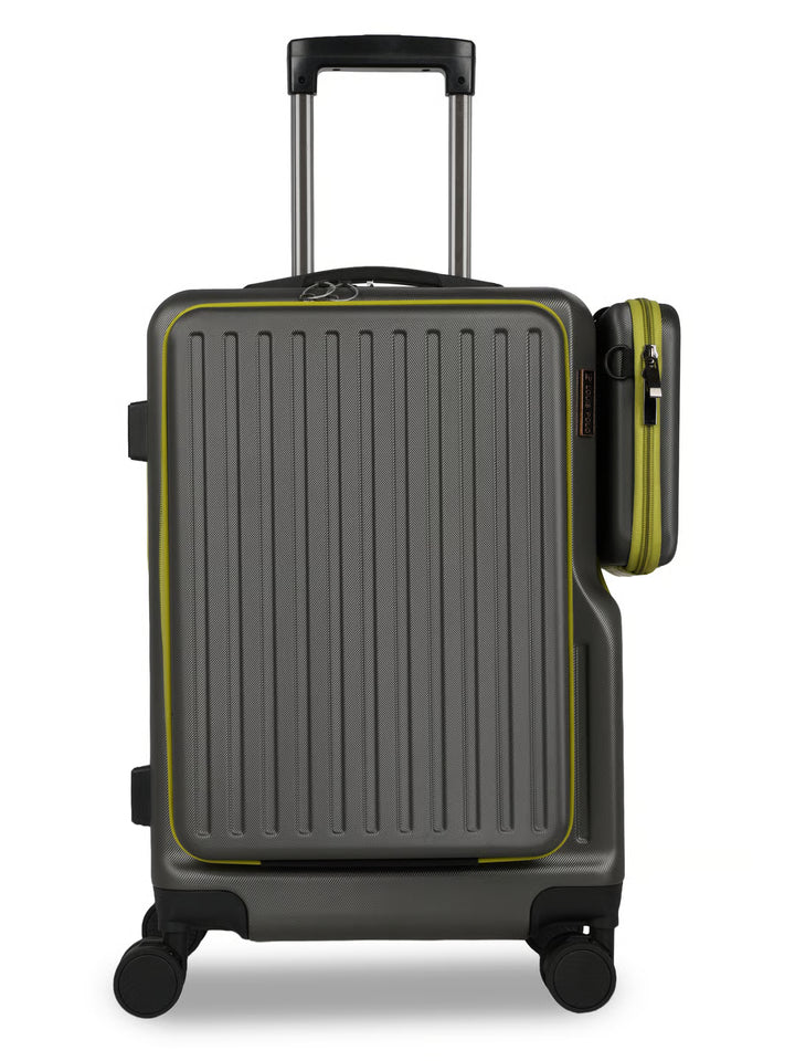 LOUIS POLO SwiftAccess 20-Inch Front-Opening Cabin Suitcase