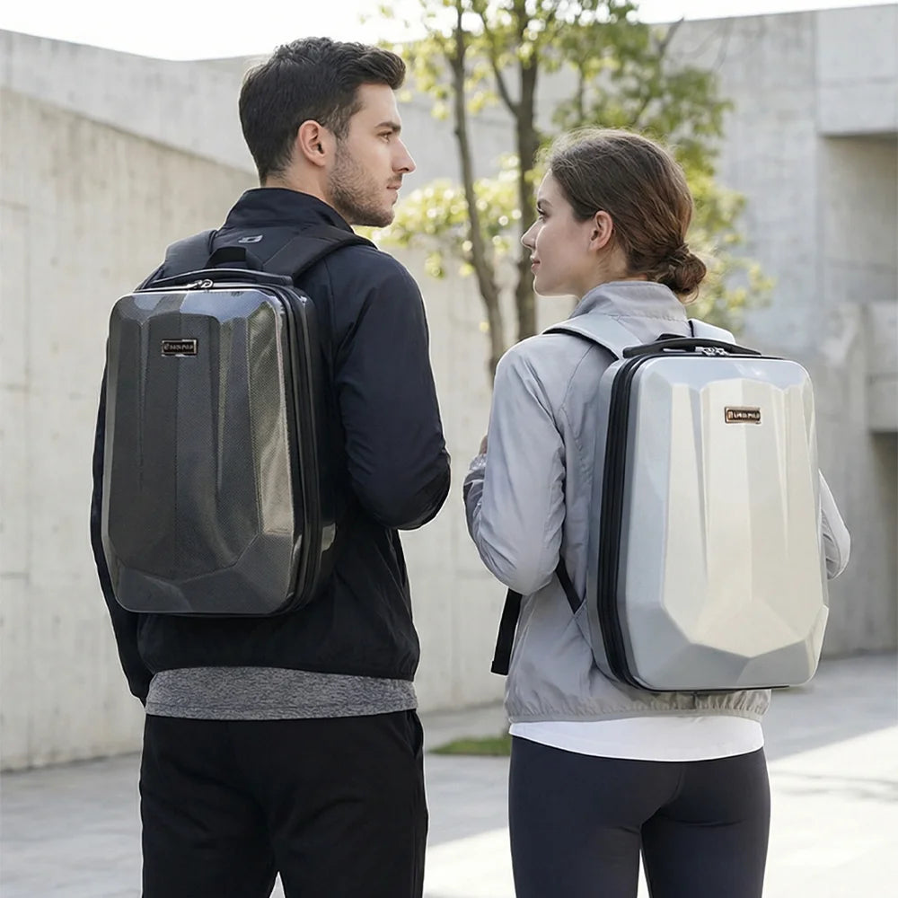 LOUIS POLO ArmorPack Full Hard-Shell Laptop Backpack