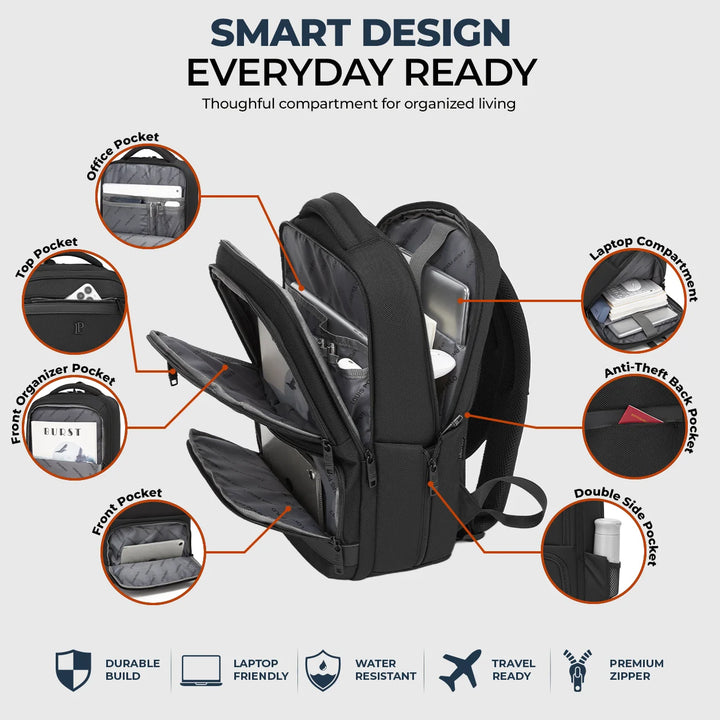 LOUIS POLO WorkGrid Business Backpack 15.6" Laptop