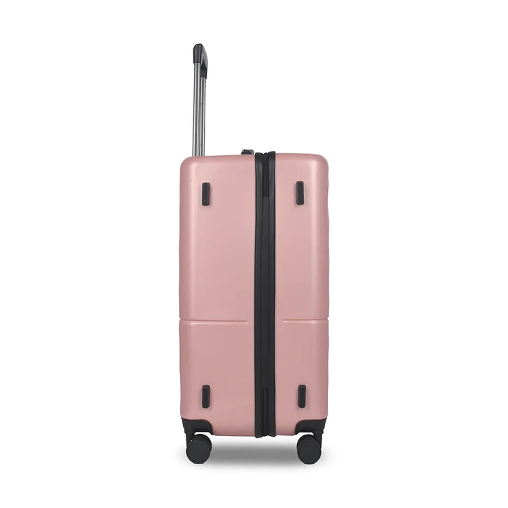 LOUIS POLO SoftSquare 28-Inch Rose Gold check-in trolley side view