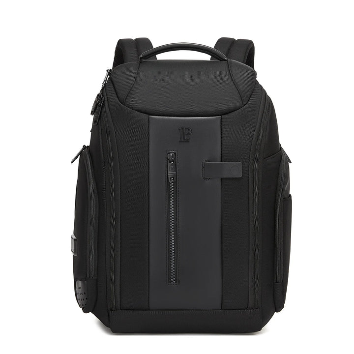 LOUIS POLO TechTrek Grey business laptop backpack front view