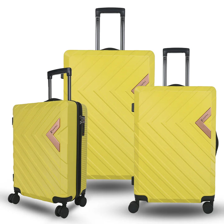 LOUIS POLO VeeZoom Hard-Shell Trolley Set of 3 – 20" + 24" + 28"
