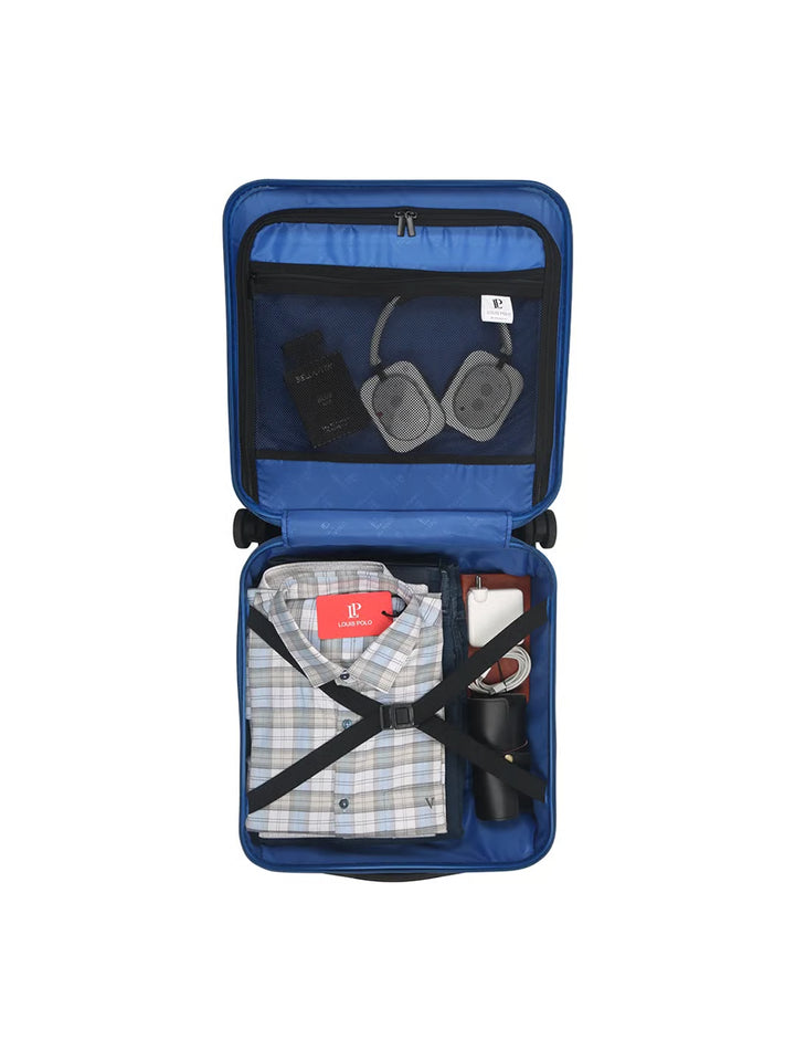 LOUIS POLO SwiftGate™ 17-Inch Overnighter Front-Access Business Travel Trolley