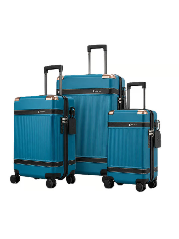 LOUIS POLO StrataLux Hard-Shell Trolley Set of 3