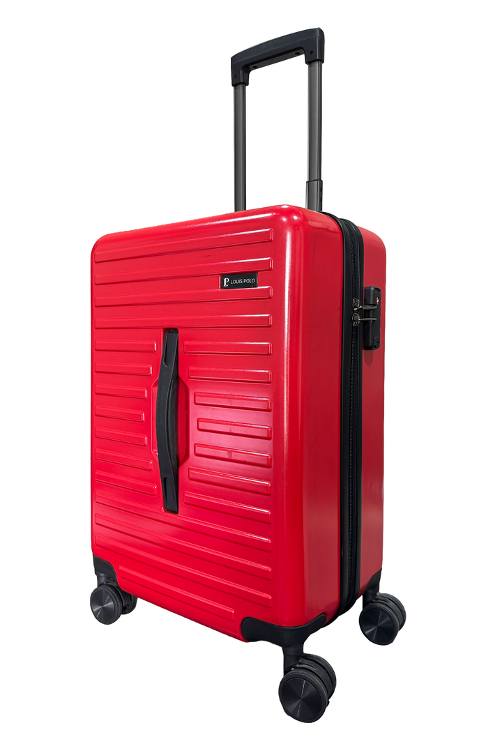 LOUIS POLO VectorEdge 20" Hard-Shell Carry-On Suitcase